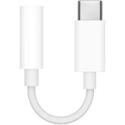 Apple MW2Q3ZM/A USB Type-C to 3.5mm Audio Adapter Cable - White Apple MW2Q3ZM/A USB Type-C to 3.5mm Audio Adapter Cable - White