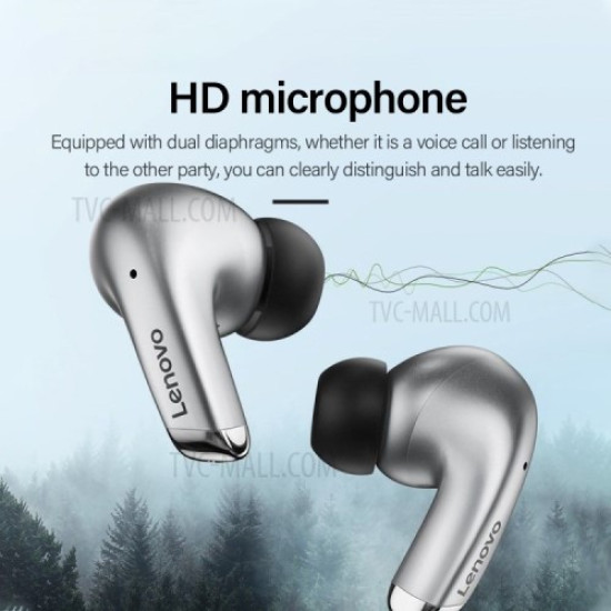 LENOVO LP5 Wireless Bluetooth Headsets Earphones Binaural Dual Stereo Earphones - Grey Bluetooth / Headsets / Speakers