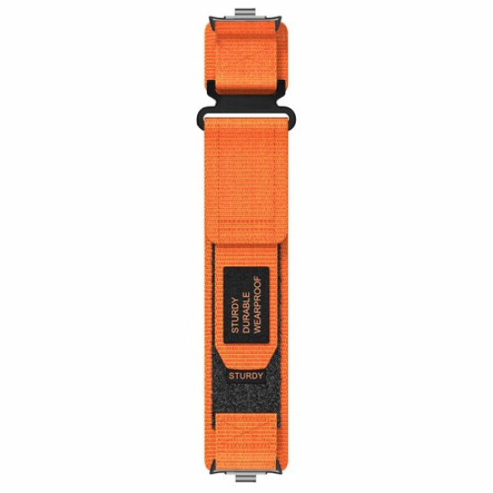 For Xiaomi Smart Band 8 Pro / Redmi Watch 4 Magic Tape Nylon Strap Replacement Watch Band - Orange Gadgets - Toys - Hobby