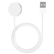 For Apple Watch 1m USB Cable Magnetic Charger ABS+Aluminum Alloy Round Wireless Charging Dock