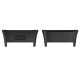 1Pair For Xiaomi Redmi Watch 3 / Mi Watch Lite 3 Metal Watch Strap Adapter Watch Band Connector 20mm - Black Gadgets - Toys - Hobby