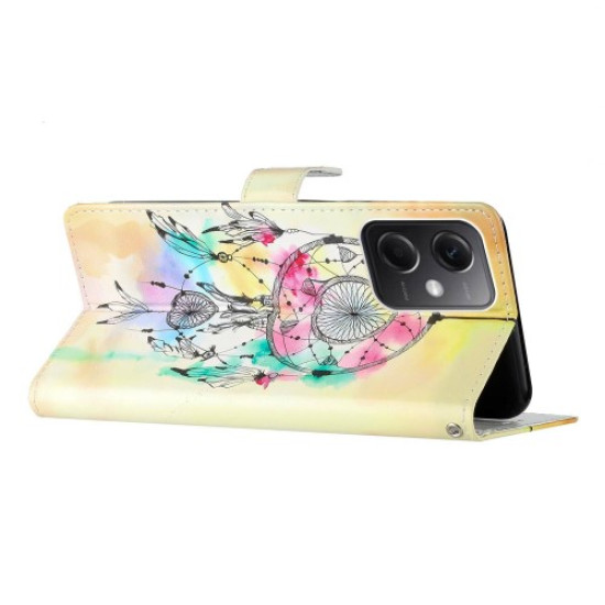 Θήκη Πορτοφόλι με Βάση Στήριξης (Όψη Δέρματος) για Xiaomi Redmi 14C 4G / Poco C75 - Ονειροπαγίδα XIAOMI Θήκες Κινητών