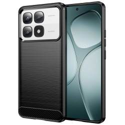 Θήκη Σιλικόνης TPU Carbon Fiber για Xiaomi 14T Pro - Μαύρο