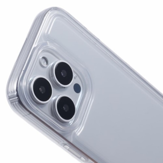 Θήκη Σιλικόνης TPU Ενισχυμένη για iPhone 16 Pro - Διάφανο Apple Θήκες Κινητών
