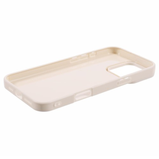 Θήκη Σιλικόνης TPU για iPhone 16 Pro Max - Μπεζ Apple Θήκες Κινητών