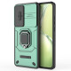 Υβριδική Θήκη με Πορτάκι Κάμερας και Δαχτυλίδι Κρατήματος για OnePlus Nord CE4 Lite 5G - Πράσινο OnePlus Θήκες Κινητών
