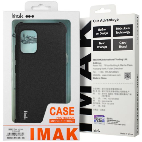 IMAK For Oppo K12x 5G (China) / OnePlus Nord CE4 Lite 5G Case Airbag Protection Anti-Drop TPU Phone Cover - Black OnePlus Mobile Cases
