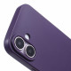 HRX Series for iPhone 16 Case Matte TPU Straight Edge Phone Cover - Purple Apple Cases Mobile