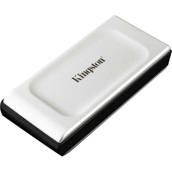Kingston XS2000 USB-C SSD 500GB - Silver Memory Cards & USB Sticks