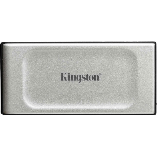 Kingston XS2000 USB-C SSD 500GB - Silver Memory Cards & USB Sticks