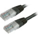 MediaRange Network UTP CAT 6 RJ45/RJ45 1.0M - Black (MRCS119) Cables Adapters & Chargers