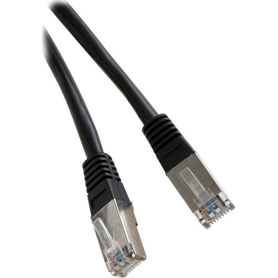 MediaRange Network UTP CAT 6 RJ45/RJ45 1.0M - Black (MRCS119) Cables Adapters & Chargers