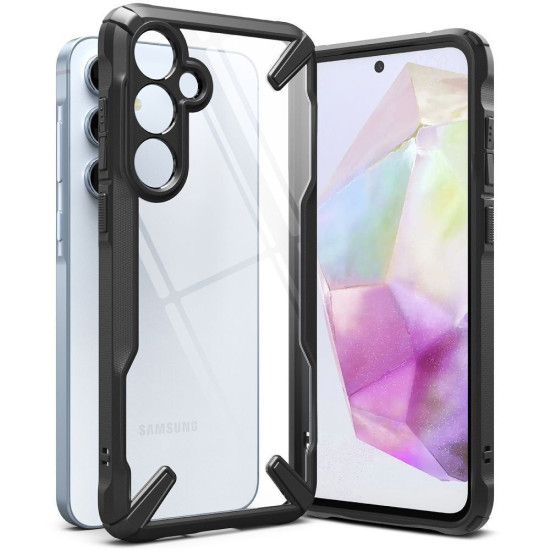 Ringke Fusion-X Samsung Galaxy A35 5G - Black  Samsung Cases Mobile