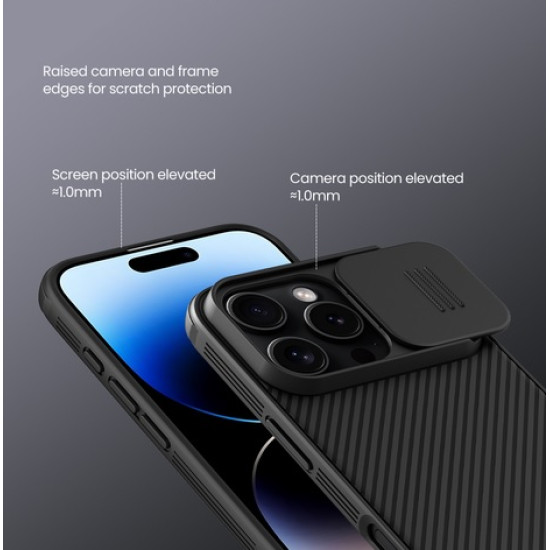 Nillkin CamShield PRO Hard Case for Apple iPhone 16 Pro Max - Black Apple Cases Mobile