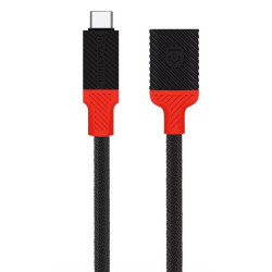 Tactical Adapter USB-C male to Lightning female - Black/Red Tactical Adapter USB-C male to Lightning female - Black/Red