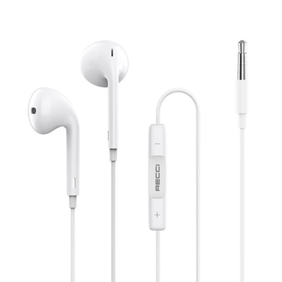 Recci Rep-l07 In-ear Handsfree - ΅White Bluetooth / Headsets / Speakers