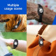 For Apple AirTag Locator Waterproof Protective Case Pet Collar Tracker TPU Cover - Black Gadgets - Toys - Hobby