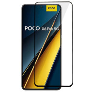 For Xiaomi Poco X6 Pro 5G / Redmi K70E 5G Protective Film Tempered Glass Silk Printing Screen Protector