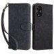 For TCL 50 5G Case RFID Blocking Folio Flip Leather Phone Wallet Cover with Hand Strap - Black TCL Mobile Cases