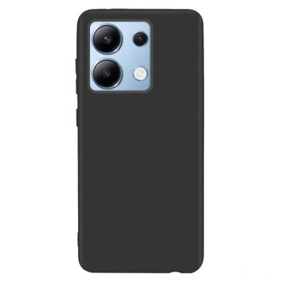 For Xiaomi Redmi Note 13 4G Anti-fingerprint Phone Shell Matte Cell Phone Back Cover - Black XIAOMI Cases Mobile