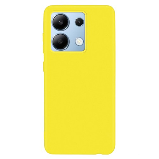 For Xiaomi Redmi Note 13 4G Anti-fingerprint Phone Shell Matte Cell Phone Back Cover - Yellow XIAOMI Cases Mobile