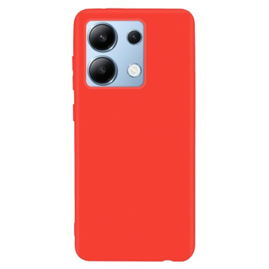 For Xiaomi Redmi Note 13 4G Anti-fingerprint Phone Shell Matte Cell Phone Back Cover - Red XIAOMI Cases Mobile