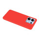 For Xiaomi Redmi Note 13 4G Anti-fingerprint Phone Shell Matte Cell Phone Back Cover - Red XIAOMI Cases Mobile