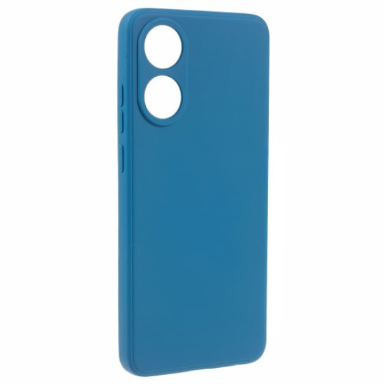 For Oppo A58 4G Straight Edge Soft TPU Phone Case Lens Precise Cutout Anti-drop Cover - Sapphire Oppo Realme Cases Mobile