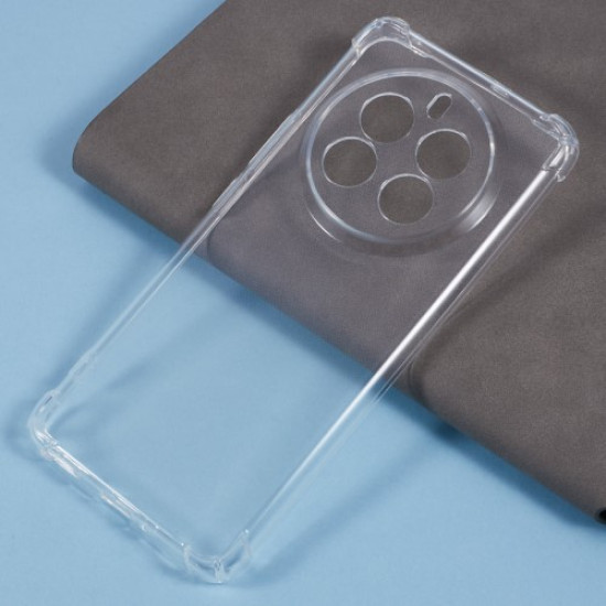 For Realme 12 Pro+ 5G / 12 Pro 5G Phone Case Thicken Four Corner Clear TPU Cover Oppo Realme Cases Mobile