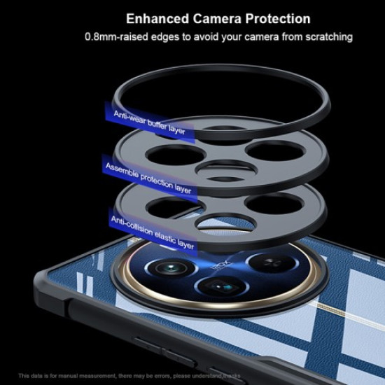 Bulk Buy XUNDD For Realme 12 Pro 5G / 12 Pro+ 5G Case TPU+Acrylic Clear Shockproof Phone Cover Oppo Realme Cases Mobile