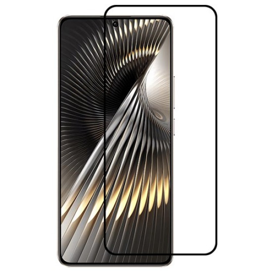 Σκληρυμένο Γυαλί (Tempered Glass) Προστασίας Οθόνης Πλήρης Κάλυψης για Xiaomi Poco F6 5G / Redmi Turbo 3 5G - Μαύρο XIAOMI Προστατευτικά οθόνης