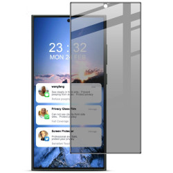IMAK Anti-Spy Σκληρυμένο Γυαλί (Tempered Glass) Προστασίας Οθόνης Πλήρης Κάλυψης για Samsung Galaxy S24 Ultra - Φιμέ