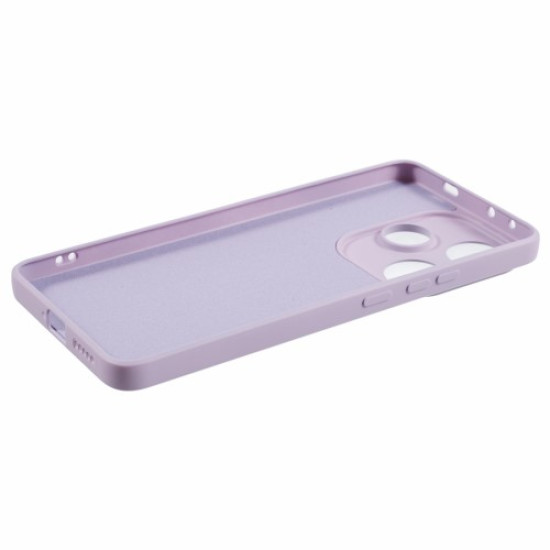 For Xiaomi Redmi Turbo 3 5G / Poco F6 5G Phone Cases Shockproof Fiber Lining TPU Phone Cover - Purple XIAOMI Cases Mobile