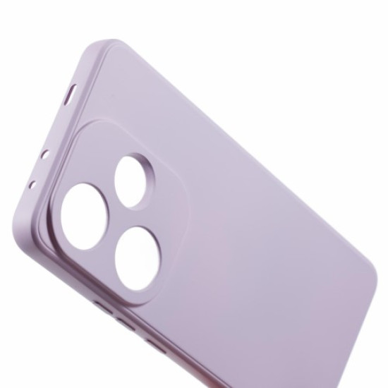 For Xiaomi Redmi Turbo 3 5G / Poco F6 5G Phone Cases Shockproof Fiber Lining TPU Phone Cover - Purple XIAOMI Cases Mobile
