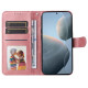 Θήκη Πορτοφόλι με Βάση Στήριξης (Όψη Δέρματος) για Xiaomi Poco F6 Pro 5G / Redmi K70 5G / K70 Pro 5G - Ροζ XIAOMI Θήκες Κινητών
