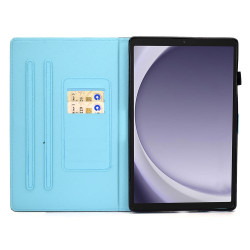 Θήκη Πορτοφόλι με Βάση Στήριξης (Όψη Δέρματος) με Θέση για Πενάκι για Samsung Galaxy Tab A9+ - Μπλε Πεταλούδες Θήκη Πορτοφόλι με Βάση Στήριξης (Όψη Δέρματος) με Θέση για Πενάκι για Samsung Galaxy Tab A9+ - Μπλε Πεταλούδες