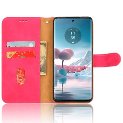 Θήκη Πορτοφόλι με Βάση Στήριξης (Όψη Δέρματος) για Motorola Edge 40 Neo 5G - Φούξια Θήκη Πορτοφόλι με Βάση Στήριξης (Όψη Δέρματος) για Motorola Edge 40 Neo 5G - Φούξια