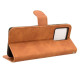 For Motorola Edge 40 Neo 5G Case PU Leather Wallet Stand Slim-Fit Phone Cover - Brown Motorola Cases Mobile