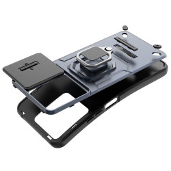 Υβριδική Θήκη με Πορτάκι Κάμερας και Δαχτυλίδι Κρατήματος για Xiaomi Redmi 13 4G - Μωβ Υβριδική Θήκη με Πορτάκι Κάμερας και Δαχτυλίδι Κρατήματος για Xiaomi Redmi 13 4G - Μωβ