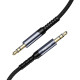 Recci Aux Cable 3.5mm male - 3.5mm male 1m - Black Cables Adapters & Chargers