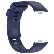 For Xiaomi Redmi Watch 4 / Smart Band 8 Pro Silicone Wrist Strap with Watch Case - Navy Blue