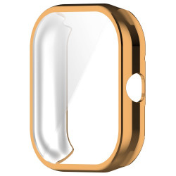 For Xiaomi Redmi Watch 4 TPU Watch Protective Case Electroplating Anti-drop Frame - Rose Gold For Xiaomi Redmi Watch 4 TPU Watch Protective Case Electroplating Anti-drop Frame - Rose Gold