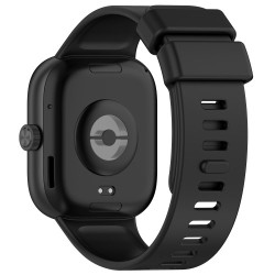 Λουράκι Σιλικόνης για Xiaomi Redmi Watch 4 / Smart Band 8 Pro - Μαύρο