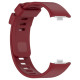 For Xiaomi Redmi Watch 4 / Smart Band 8 Pro Silicone Wrist Strap with Watch Case - Wine Red Gadgets - Toys - Hobby