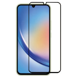 Σκληρυμένο Γυαλί (Tempered Glass) Προστασίας Οθόνης Πλήρης Κάλυψης για Samsung Galaxy A35 5G - Μαύρο