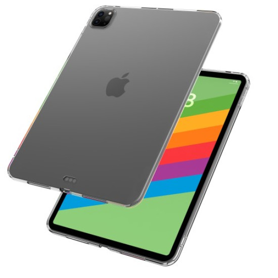 For iPad Pro 13 (2024) TPU Case Full Transparent Protective Tablet Cover Apple Cases Tablet