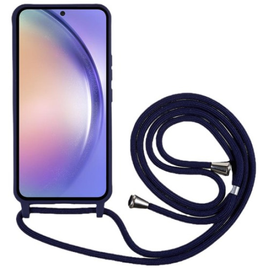For Samsung Galaxy A35 5G Case Integrated TPU Drop Protection Protective Shell - Dark Blue Samsung Cases Mobile