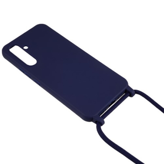 For Samsung Galaxy A35 5G Case Integrated TPU Drop Protection Protective Shell - Dark Blue Samsung Cases Mobile