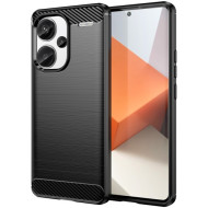Θήκη Σιλικόνης Carbon Fiber για Xiaomi Redmi Note 13 Pro+ 5G - Κόκκινο