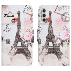 For Samsung Galaxy A35 5G Leather Case Pattern Design Magnetic Folio Phone Cover - Tower For Samsung Galaxy A35 5G Leather Case Pattern Design Magnetic Folio Phone Cover - Tower